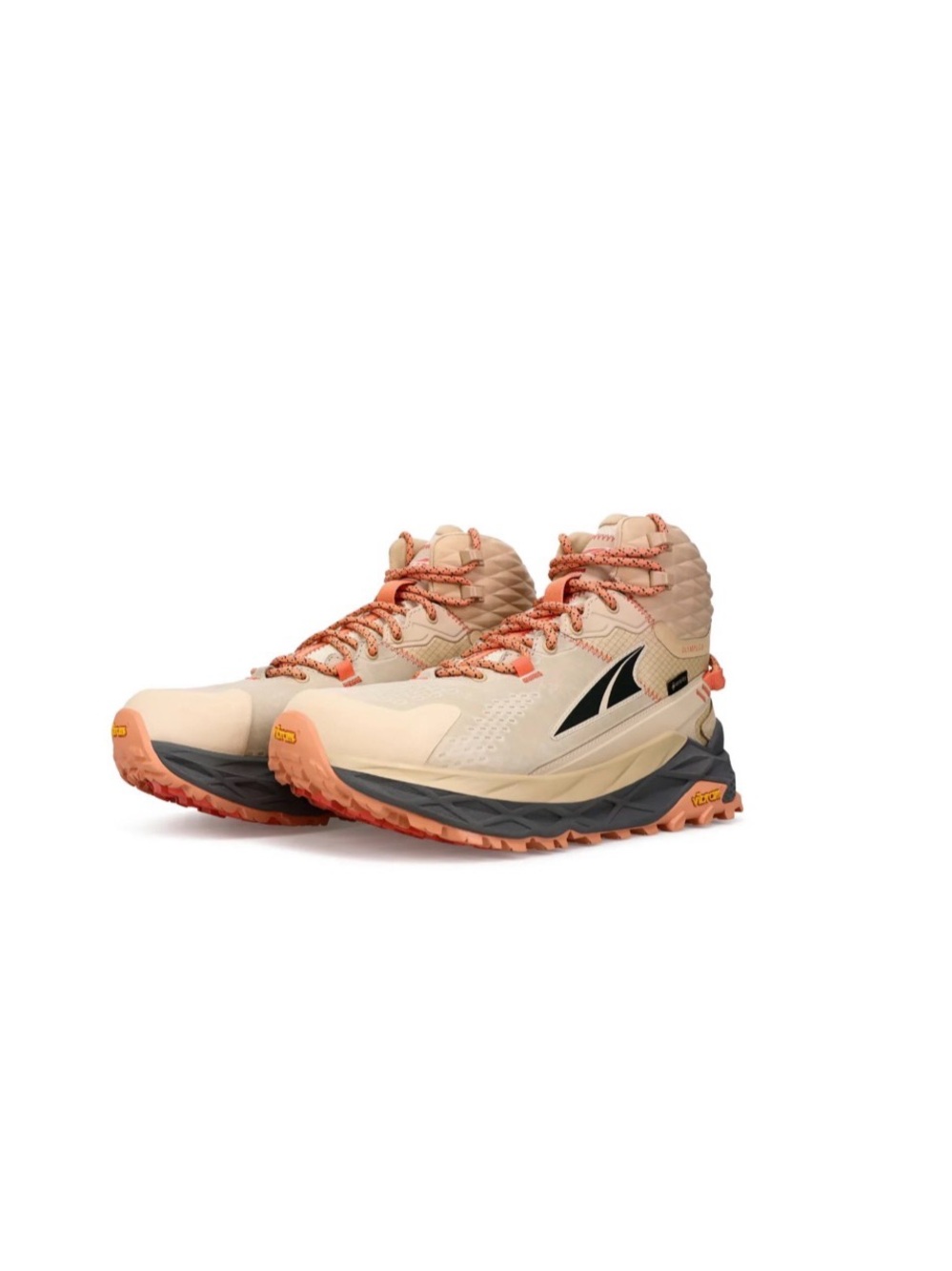 Altra Olympus 5 Hike Mid GTX Hiking Boots Sand and Peach (Orig $220)